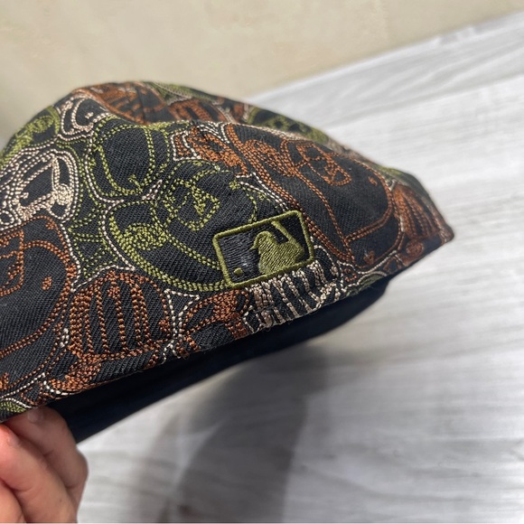 New Era 59Fifty Black Camo Stitch Houston Astros Baseball Fitted 7 1/8 Cap Hat - Picture 9 of 9